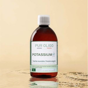 <p style="font-family: Poppins; font-weight: 600; font-size: 19px;">POTASSIUM - <span style="color:#f0885e;">FONCTION MUSCULAIRE • PRESSION SANGUINE</span> </p> <p style="font-family: Poppins; font-weight: 300; font-size: 13px; margin-top:-8px;">Le Potassium contribue à une fonction musculaire normale et participe au maintien d’une pression sanguine normale.</p><div style="display:inline-block; background:#49554D; color:#ffffff; font-family:Poppins; font-weight:400; font-size:14px; padding:8px 16px; text-transform:uppercase; text-align:center; text-decoration:none; border:none; line-height:1; box-sizing:border-box;"> 500ml </div>