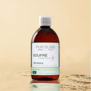 <p style="font-family: Poppins; font-weight: 600; font-size: 19px;">SOUFRE + MAGNÉSIUM - <span style="color:#f0885e;">100% OLIGO-ELEMENTS</span> </p> <p style="font-family: Poppins; font-weight: 300; font-size: 13px; margin-top:-8px;"></p><div style="display:inline-block; background:#49554D; color:#ffffff; font-family:Poppins; font-weight:400; font-size:14px; padding:8px 16px; text-transform:uppercase; text-align:center; text-decoration:none; border:none; line-height:1; box-sizing:border-box;"> 500ml/1L </div>